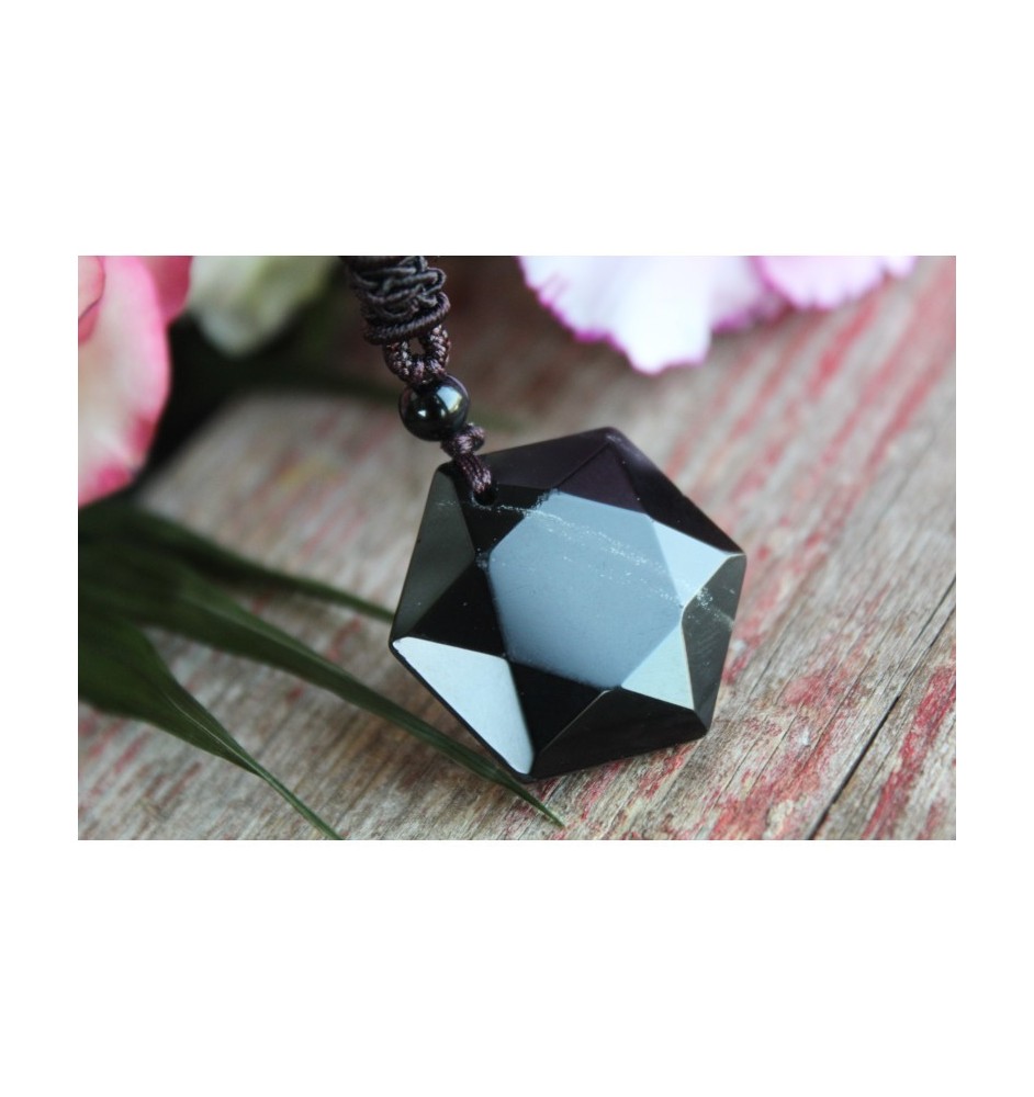 Geheimnisvolle Obsidian-Kette – Schutz, Freude & spirituelle Balance