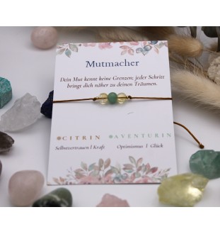 Personalized Bracelet Gemstone - Encouragement