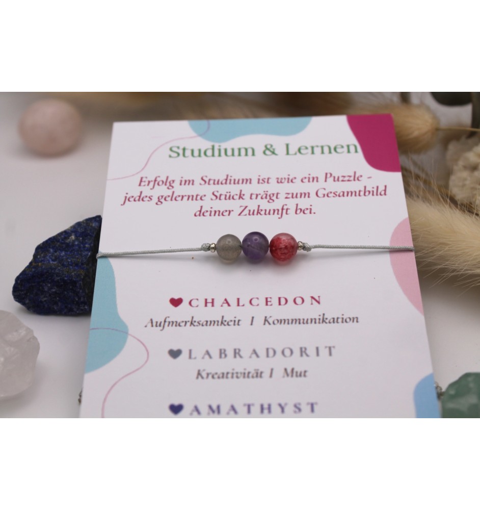 Personalized bracelet for study & learning | concentration and creativity