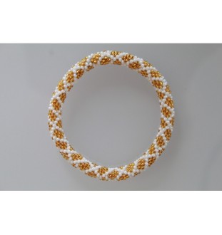 Handgefertigtes Glasperlenarmband aus Nepal – Tradition
