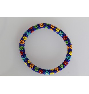 Handgefertigtes Glasperlenarmband aus Nepal – Tradition