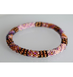Handgefertigtes Glasperlenarmband aus Nepal – Tradition