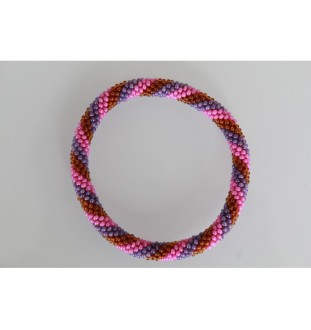 Handgefertigtes Glasperlenarmband aus Nepal – Tradition