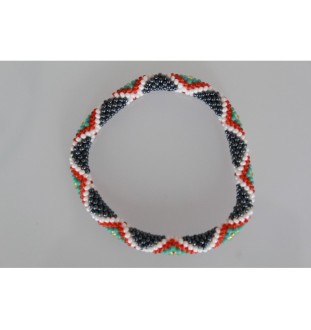 Handgefertigtes Glasperlenarmband aus Nepal – Tradition