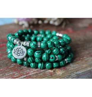 Mala Armband Malachit – Harmonie & Inspiration | Glückskristall.de