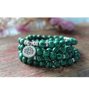 Mala Armband Malachit – Harmonie & Inspiration | Glückskristall.de