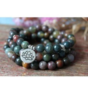 Mala Bracelet Agate – Security & Positive Energy | Glückskristall.de