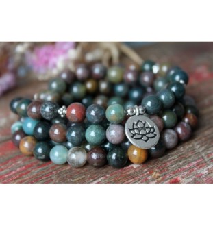 Mala Bracelet Agate – Security & Positive Energy | Glückskristall.de