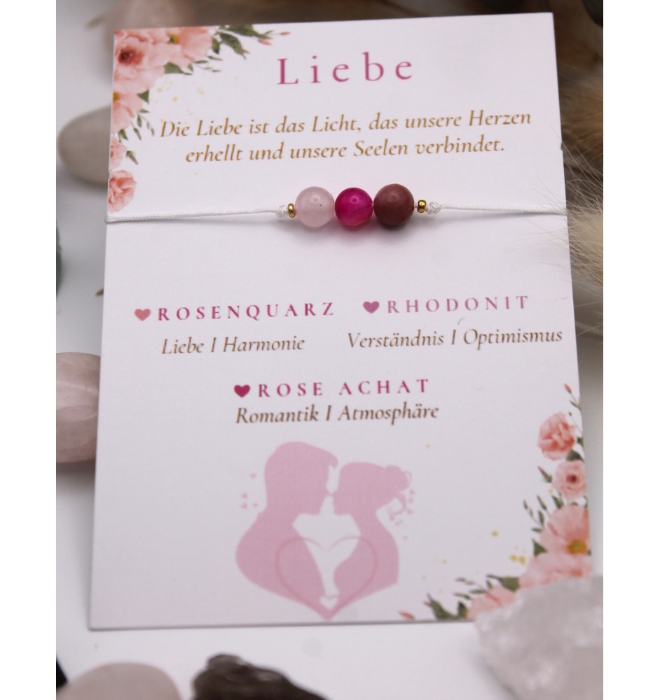 Personalisiertes Liebearmband | Harmonie & emotionaler Heilung