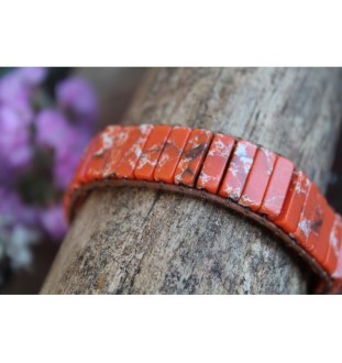 Jaspis Armband Boho – Handgemachter Edelstein Schmuck | Glueckskristall