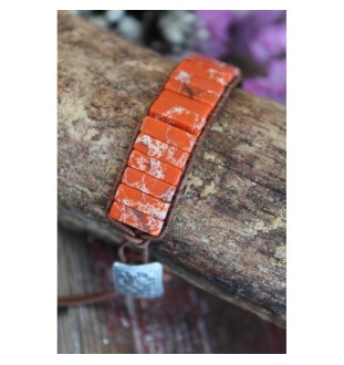 Jaspis Armband Boho – Handgemachter Edelstein Schmuck | Glueckskristall