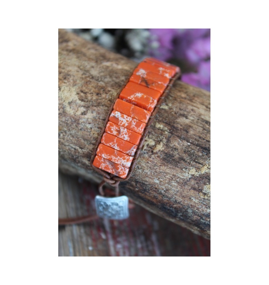 Jaspis Armband Boho – Handgemachter Edelstein Schmuck | Glueckskristall