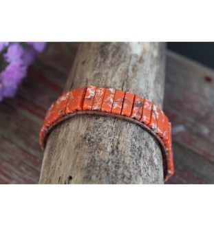 Boho Jasper Bracelet – Handmade Gemstone Jewelry | Lucky Crystal