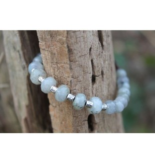 Labradorite pearl bracelet for intuition and creativity | Spiritual bracelet