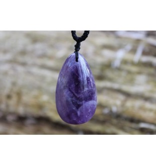 Amethyst Teardrop Necklace – Calming Energy & Unique Design