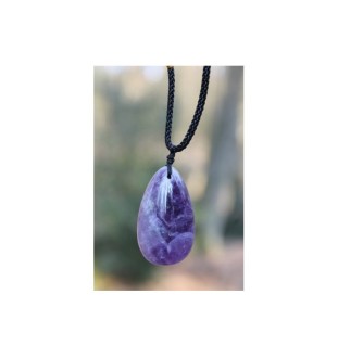 Amethyst Teardrop Necklace – Calming Energy & Unique Design