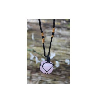 Handmade Rose Quartz Necklace – Promotes Love & Emotional Healing