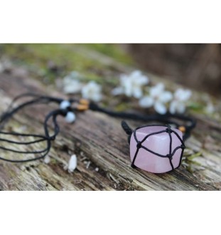 Handmade Rose Quartz Necklace – Promotes Love & Emotional Healing