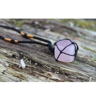 Handmade Rose Quartz Necklace – Promotes Love & Emotional Healing