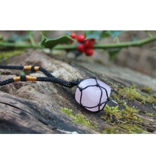 Handmade Rose Quartz Necklace – Promotes Love & Emotional Healing