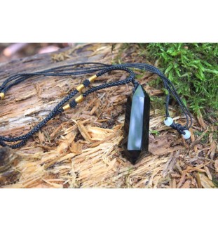 Obsidian necklace: The stone of joy and protection 💎