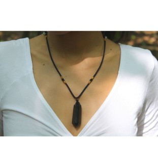 Obsidian necklace: The stone of joy and protection 💎