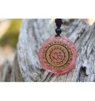 Orgonite Necklace with OM Symbol~Peace, Positive Energy & Meditation