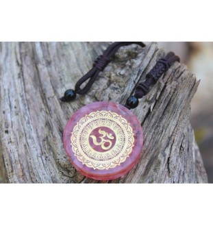 Orgonite Necklace with OM Symbol~Peace, Positive Energy & Meditation