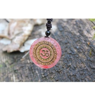 Orgonite Necklace with OM Symbol~Peace, Positive Energy & Meditation