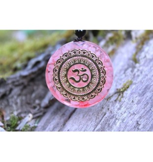 Orgonite Necklace with OM Symbol~Peace, Positive Energy & Meditation