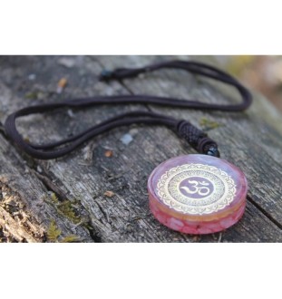 Orgonite Necklace with OM Symbol~Peace, Positive Energy & Meditation