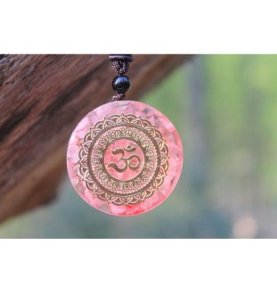 Orgonite Necklace with OM Symbol~Peace, Positive Energy & Meditation