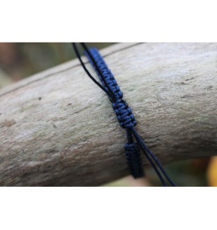 Lapislazuli Makramee-Armband – Glück & Selbstbewusstsein