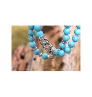 Turquoise bead yoga bracelets – protection, energy and style combined