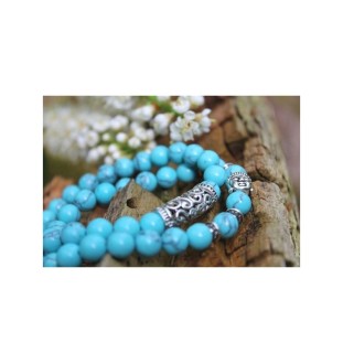 Turquoise bead yoga bracelets – protection, energy and style combined