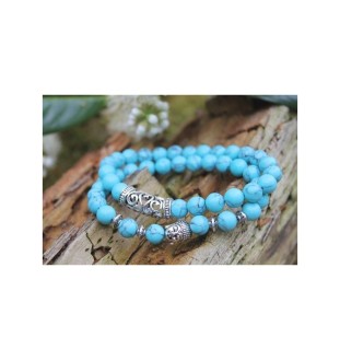 Turquoise bead yoga bracelets – protection, energy and style combined