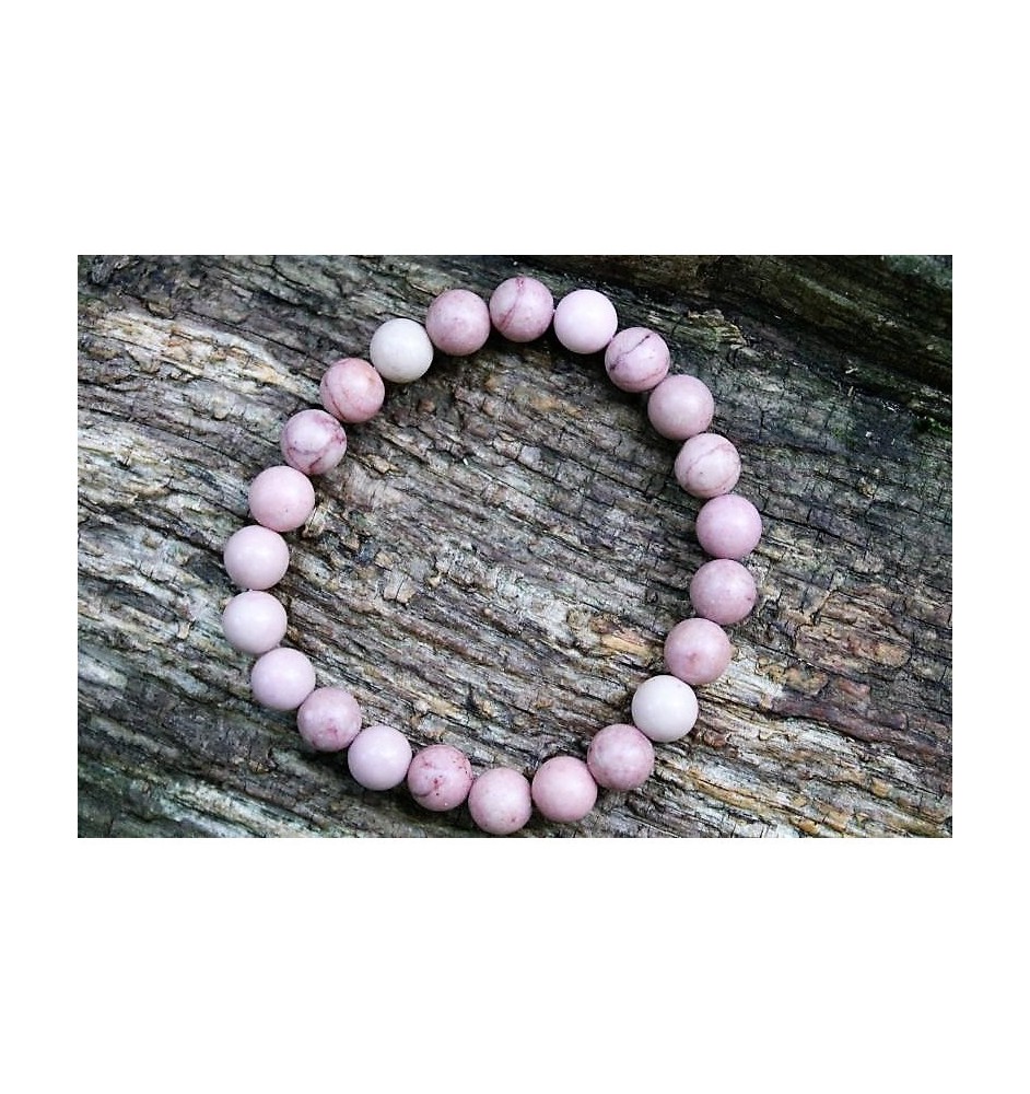 Rhodonite Bracelet – Change, Optimism & Balance