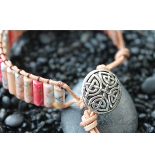 Sea Sediment Jasper Bracelet – Spiritual Support & Elegant Design