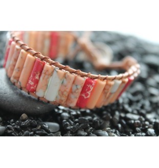 Sea Sediment Jasper Bracelet – Spiritual Support & Elegant Design