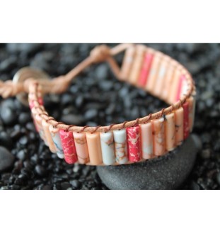 Sea Sediment Jasper Bracelet – Spiritual Support & Elegant Design