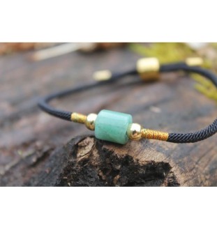 Lucky Bracelet with Green Jade – Symbol of Harmony and Luck