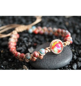 Jasper Bead Bracelet – Stability, Motivation & Protection