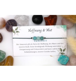 Personalized Gemstone Bracelet- Amazonite