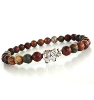 Picasso Jasper Bracelet – Spiritual Energy & Grounding | Handmade