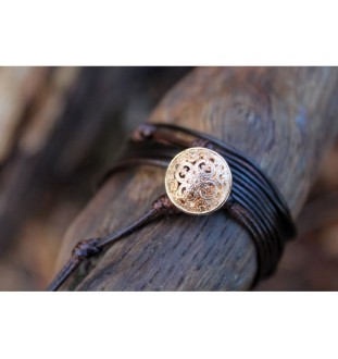 Wrap Bracelet with Faceted Labradorite – Creativity & Elegance