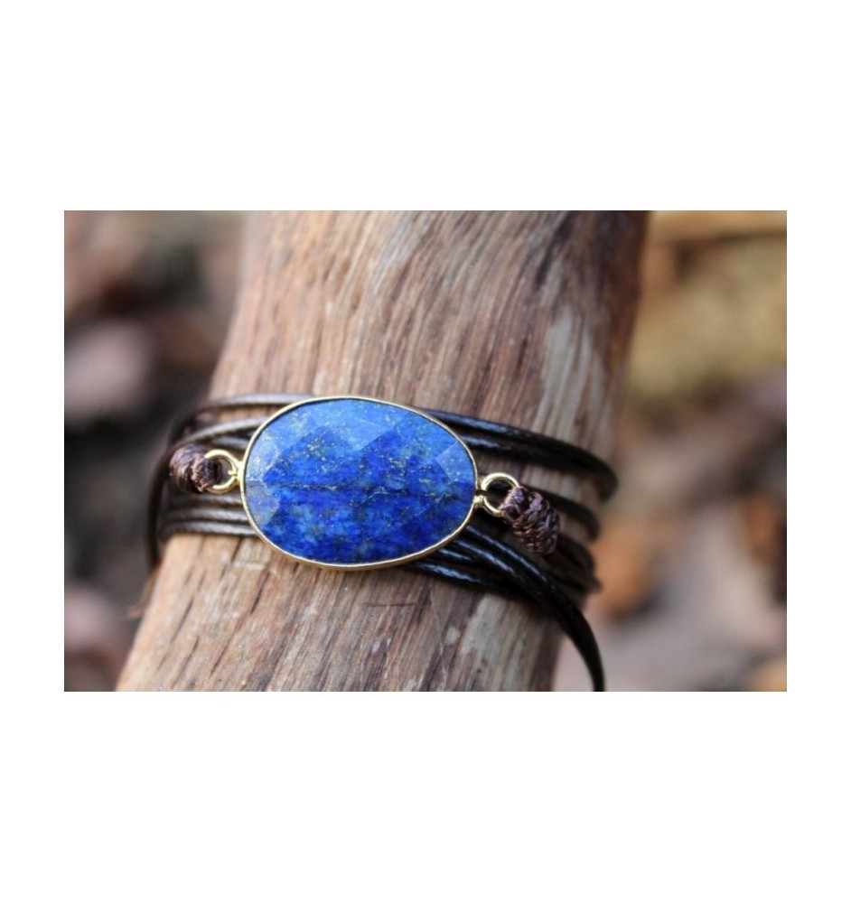 Lapis Lazuli Wrap Bracelet – Truth & Self-Confidence