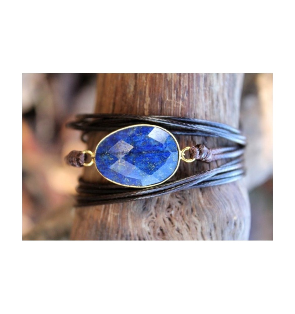 Lapislazuli Edles Wickelarmband – Wahrheit & Selbstbewusstsein