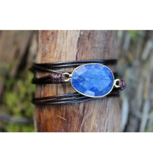 Lapislazuli Edles Wickelarmband – Wahrheit & Selbstbewusstsein