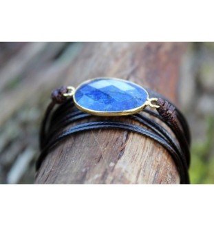 Lapislazuli Edles Wickelarmband – Wahrheit & Selbstbewusstsein