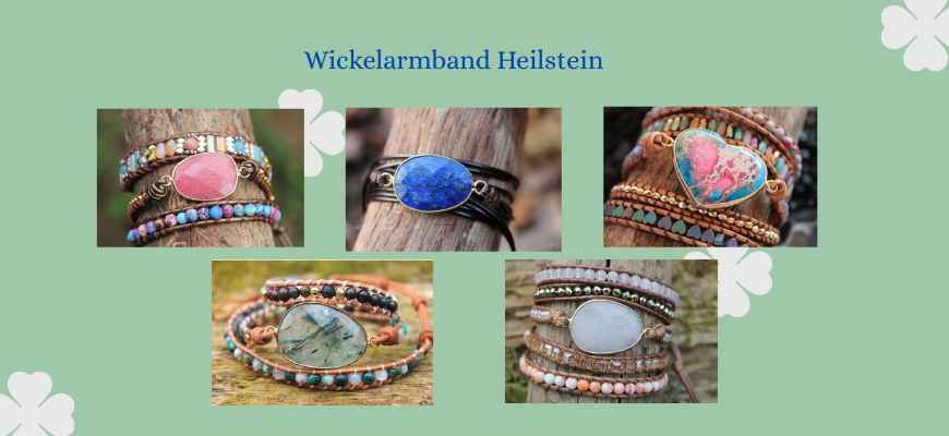 Wickelarmband Edelstein